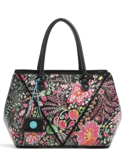 Rioko M Shopper genarbtes Kalbsleder mehrfarbig