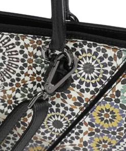 Rioko M Shopper genarbtes Kalbsleder mehrfarbig