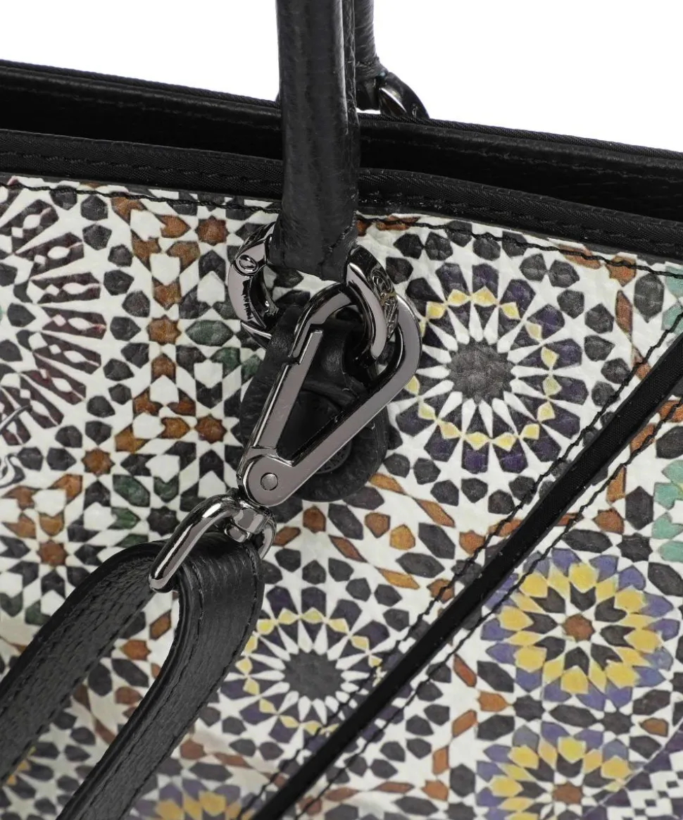 Rioko M Shopper genarbtes Kalbsleder mehrfarbig