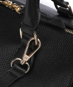 Rised Re Handtasche Lederimitat schwarz