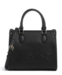 Rised Re Handtasche Lederimitat schwarz