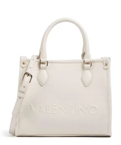 Rised Re Handtasche Lederimitat creme