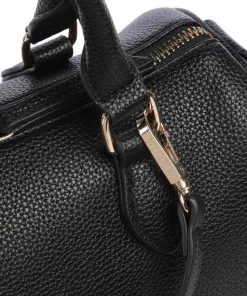 Rised Re Handtasche Lederimitat schwarz