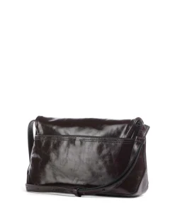 Rive Paper Touch Crinkle S Umhängetasche fein genarbtes Leder wein