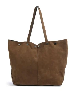 Rive Suede L Shopper aufgerautes Leder mud
