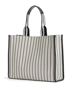 Riveren Shopper Lederimitat weiß