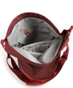 Road Master Urban Double Gepäcktasche recyceltes Polyester dunkelrot