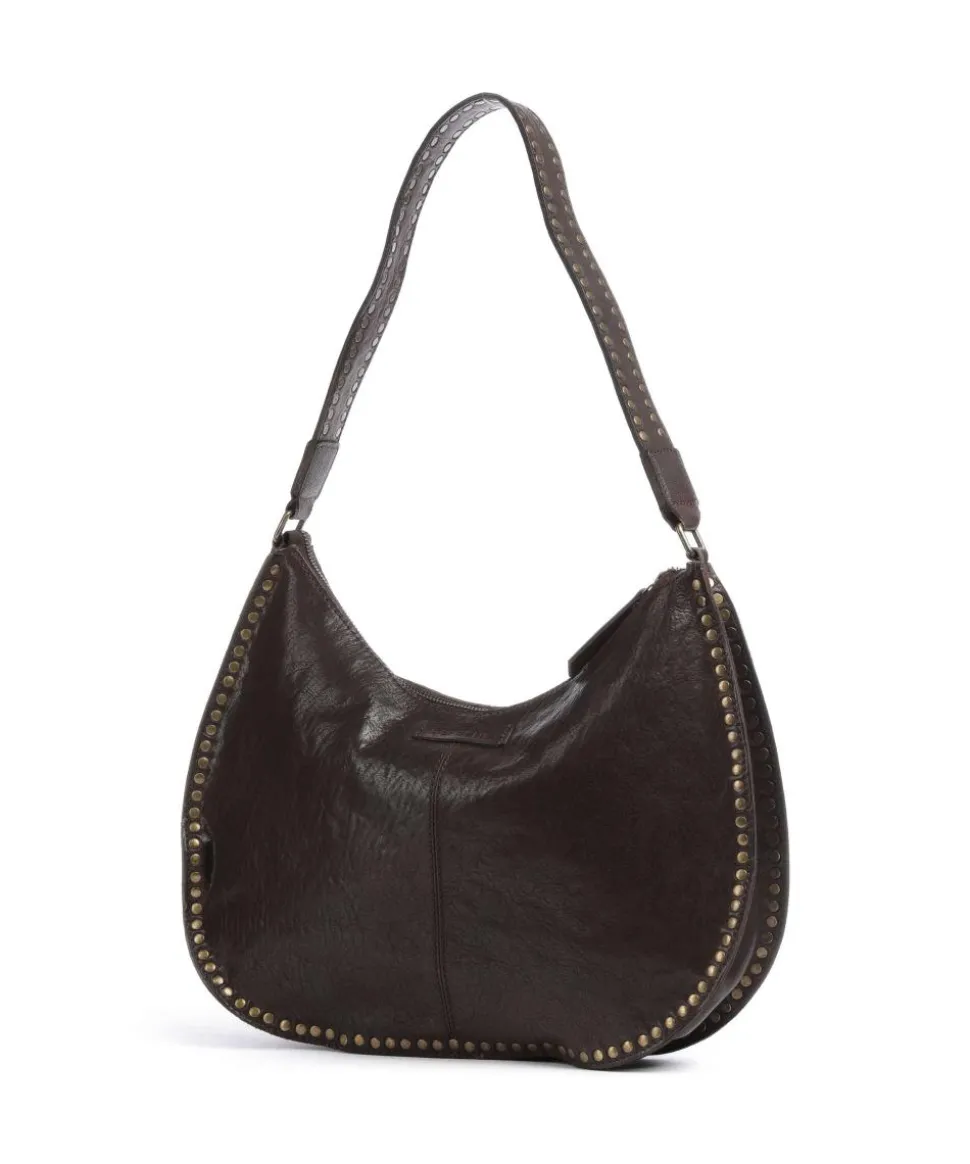 Rocking Rodeo Beuteltasche Kalbsleder dunkelbraun