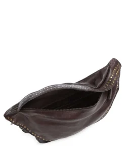 Rocking Rodeo Gürteltasche fein genarbtes Kalbsleder dunkelbraun