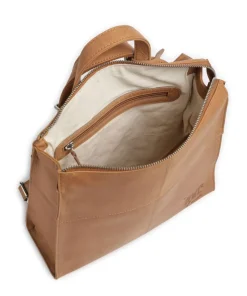 Rogue Robyn Rucksack-Tasche fein genarbtes Leder cognac