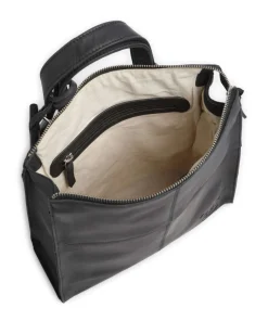 Rogue Robyn Rucksack-Tasche fein genarbtes Leder schwarz