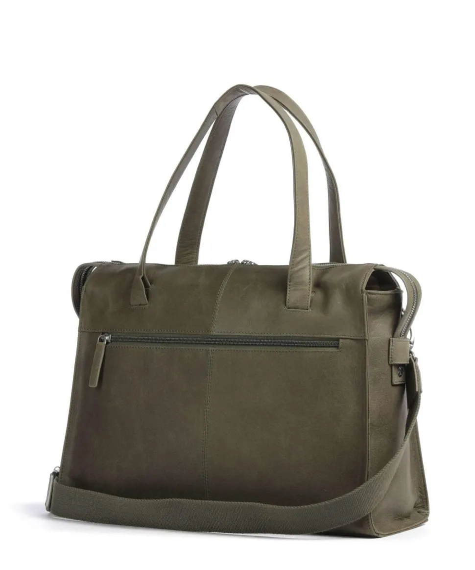 Rogue Robyn Shopper 15″ fein genarbtes Leder khaki