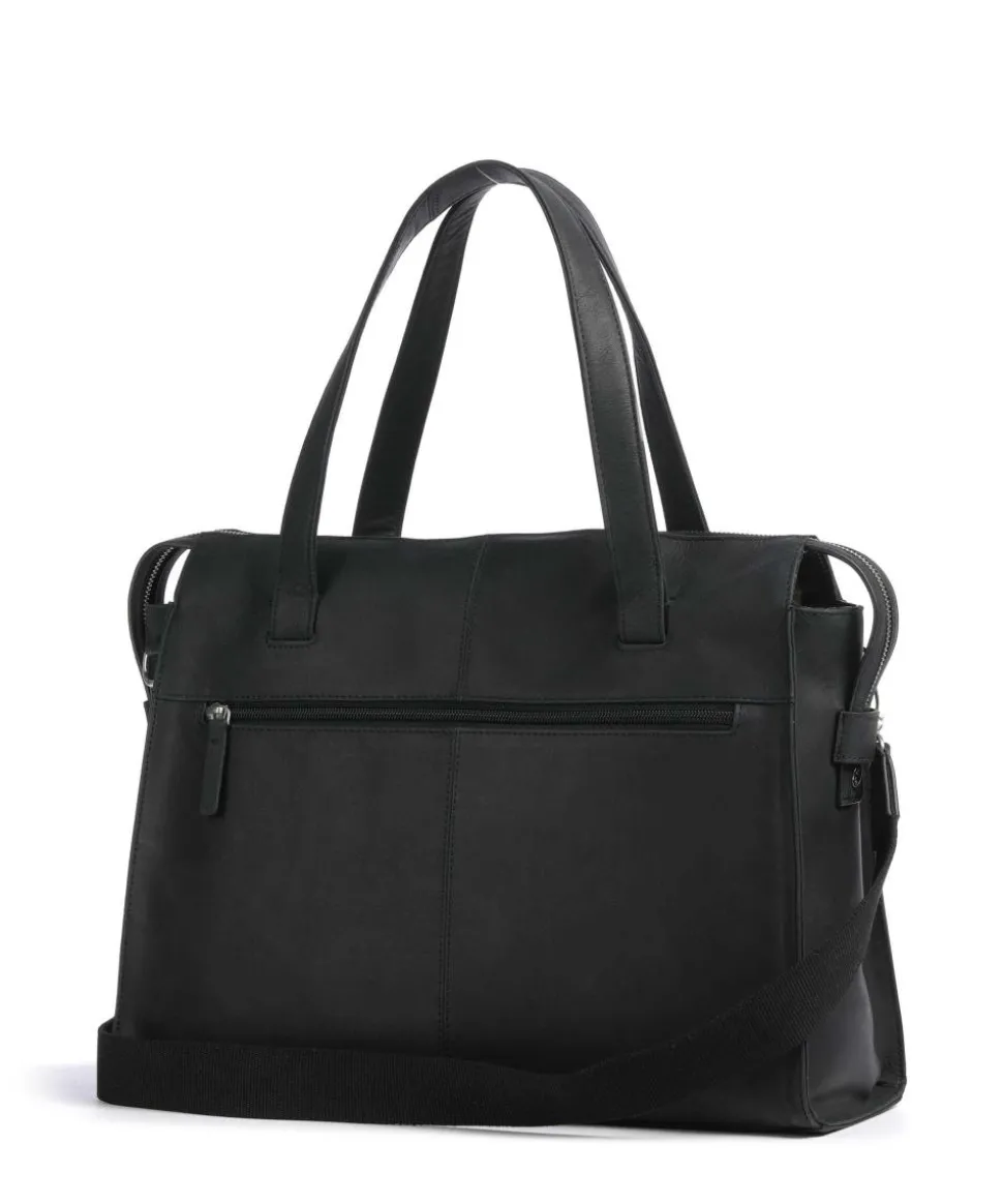 Rogue Robyn Shopper 15″ fein genarbtes Leder schwarz