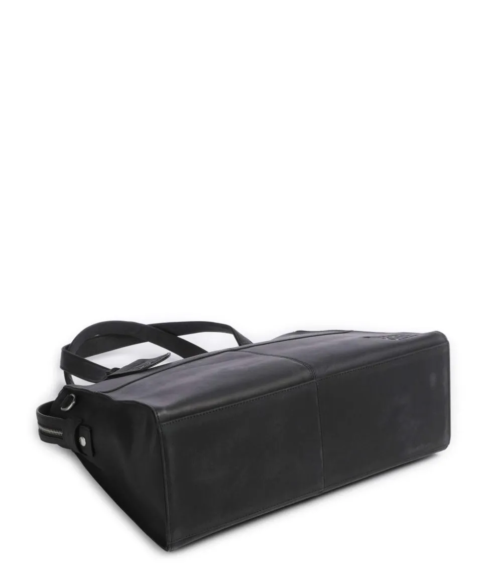 Rogue Robyn Shopper 15″ fein genarbtes Leder schwarz