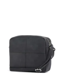 Rogue Robyn Umhängetasche fein genarbtes Leder schwarz