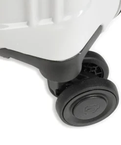 4-Rollen Trolley hellgrau 55 cm