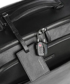 4-Rollen Trolley schwarz 59 cm