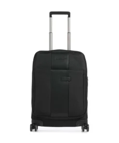 4-Rollen Trolley schwarz 55 cm