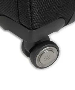 4-Rollen Trolley schwarz 55 cm