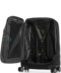 4-Rollen Trolley schwarz 55 cm