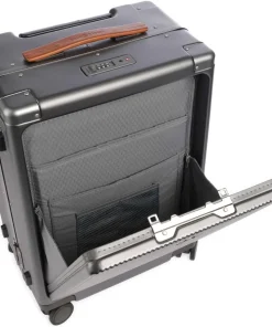 4-Rollen Trolley silber 55 cm