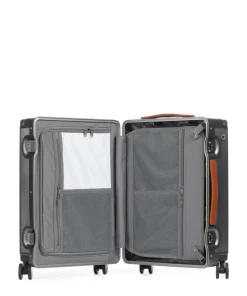 4-Rollen Trolley silber 55 cm