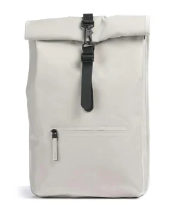 Rolltop Rucksack Polyurethane, Polyester hellgrau
