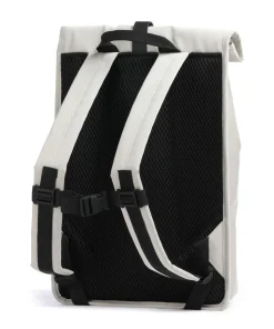 Rolltop Rucksack Polyurethane, Polyester hellgrau
