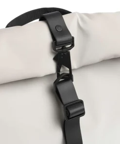 Rolltop Rucksack Polyurethane, Polyester hellgrau