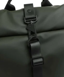 Rolltop Rucksack Polyurethane, Polyester dunkelgrün