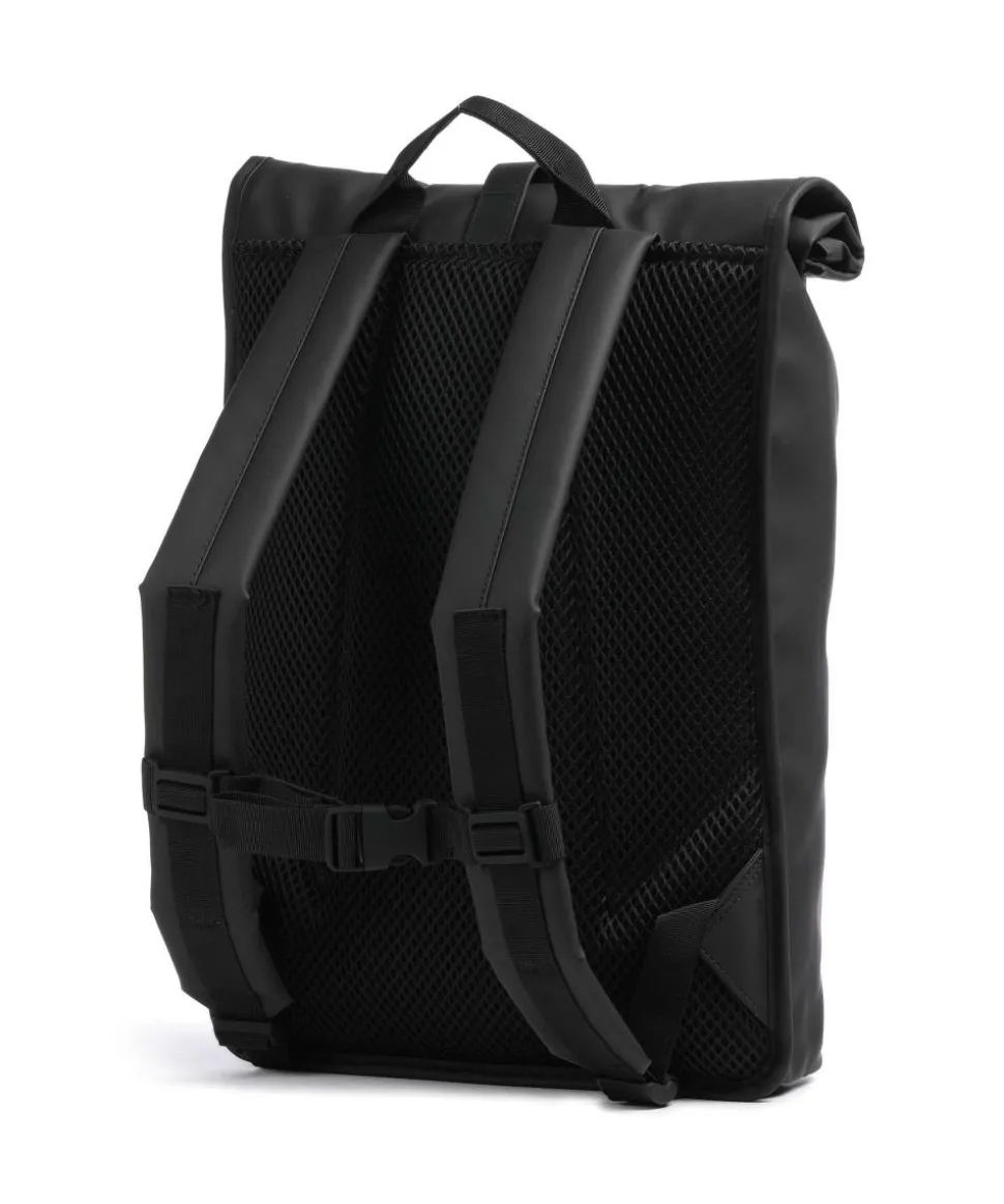 Rolltop Rucksack Polyurethane, Polyester schwarz