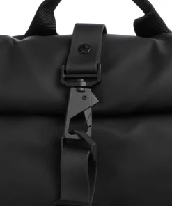 Rolltop Rucksack Polyurethane, Polyester schwarz