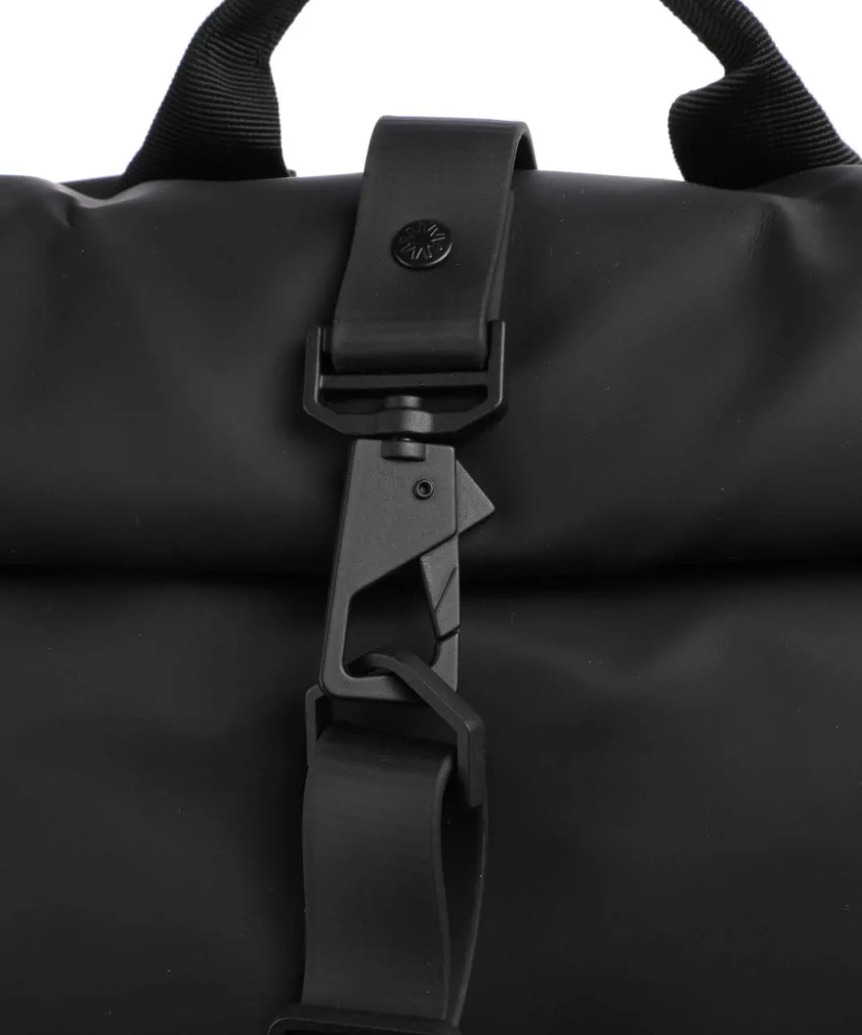 Rolltop Rucksack Polyurethane, Polyester schwarz