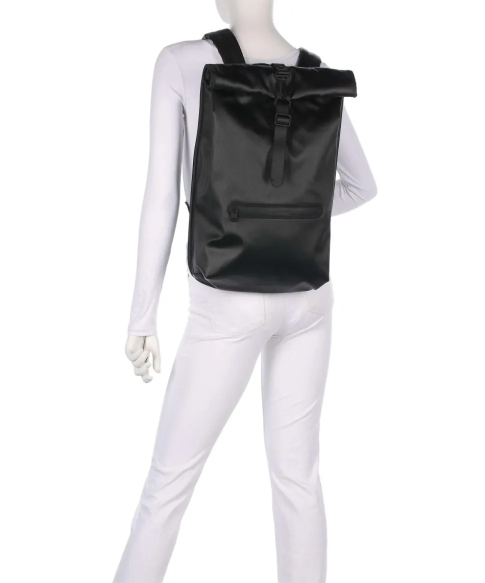Rolltop Rucksack Polyurethane, Polyester schwarz