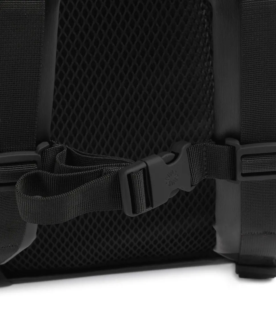 Rolltop Rucksack Polyurethane, Polyester schwarz