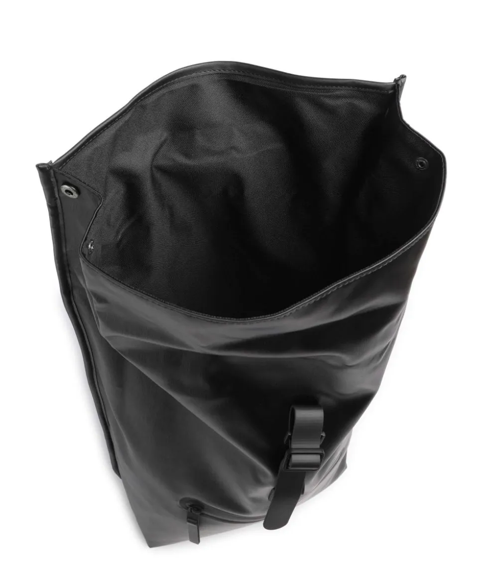 Rolltop Rucksack Polyurethane, Polyester schwarz
