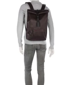 Rolltop Rucksack Polyurethane, Polyester wein