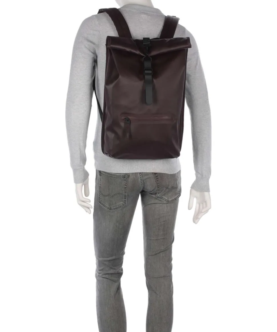 Rolltop Rucksack Polyurethane, Polyester wein