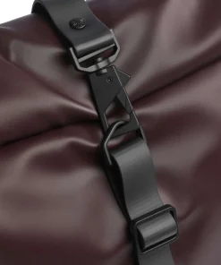 Rolltop Rucksack Polyurethane, Polyester wein