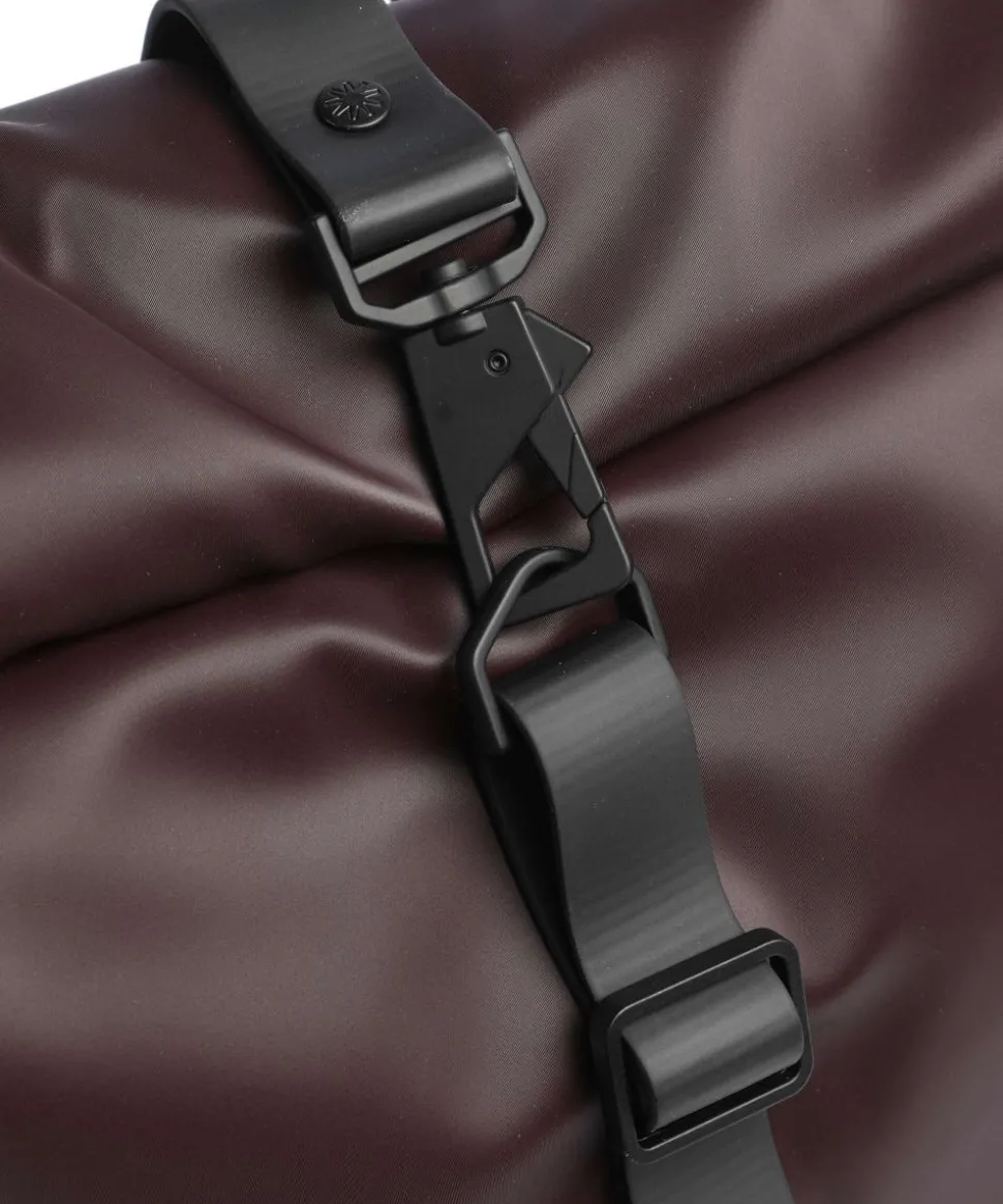 Rolltop Rucksack Polyurethane, Polyester wein