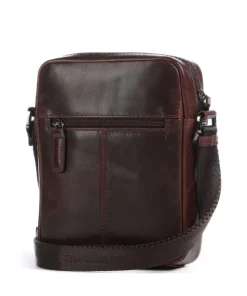 Romano Umhängetasche fein genarbtes Rindsleder dunkelbraun