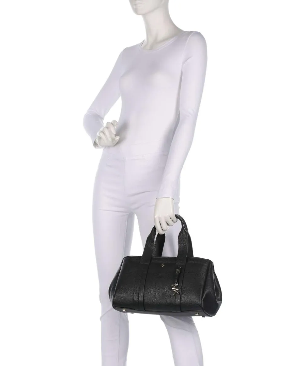 Romee Small Handtasche genarbtes Rindsleder schwarz