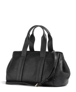 Romee Small Handtasche genarbtes Rindsleder schwarz