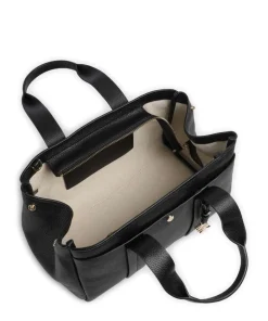 Romee Small Handtasche genarbtes Rindsleder schwarz