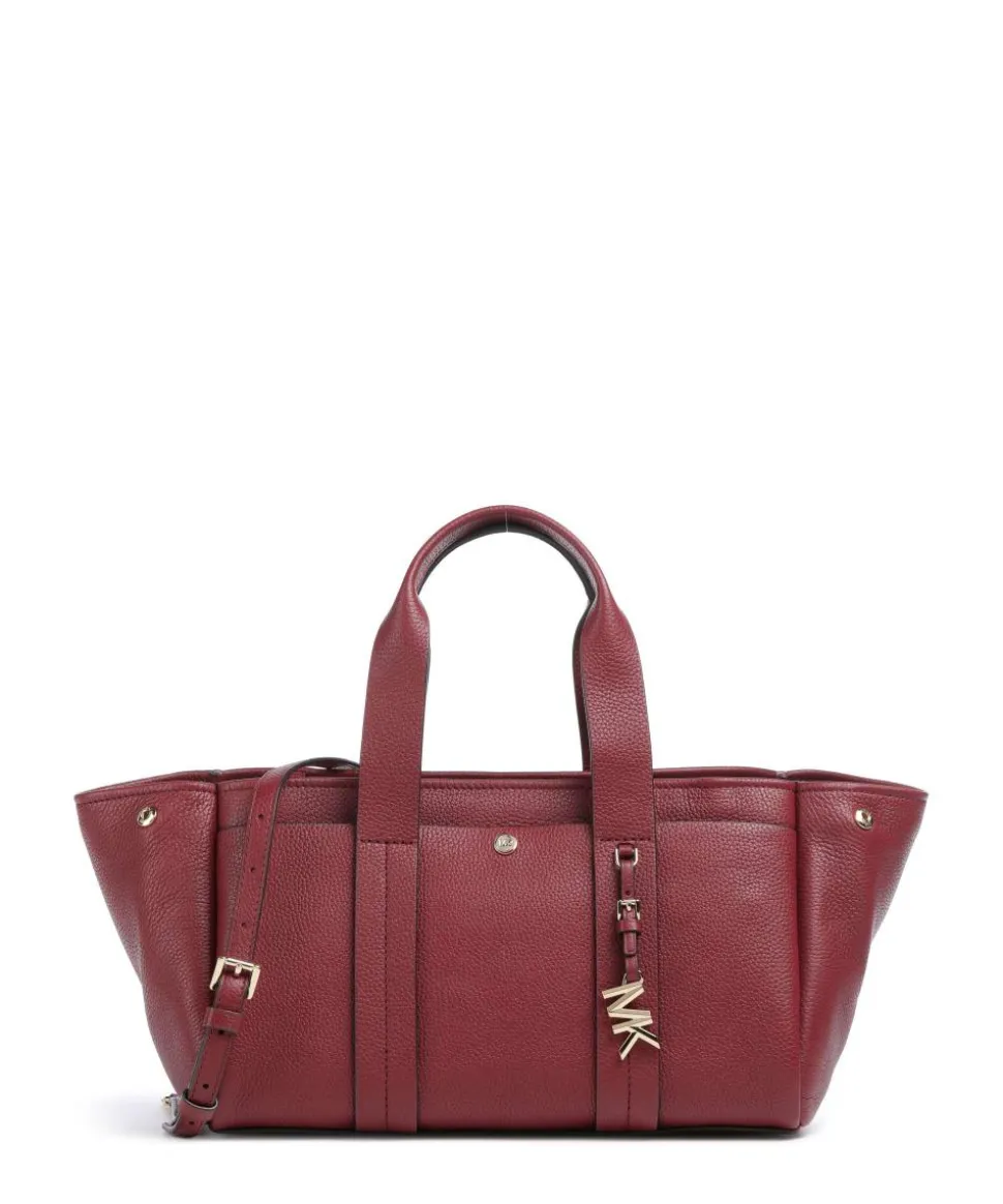 Romee Small Handtasche genarbtes Rindsleder wein