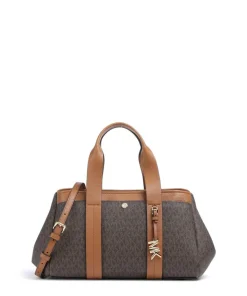 Romee Small Handtasche Lederimitat dunkelbraun