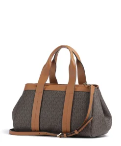 Romee Small Handtasche Lederimitat dunkelbraun