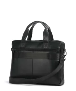 Romeo Aktentasche 14″ fein genarbtes Rindsleder schwarz