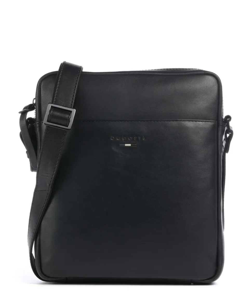 Romeo Umhängetasche fein genarbtes Rindsleder schwarz