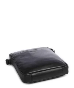 Romeo Umhängetasche fein genarbtes Rindsleder schwarz